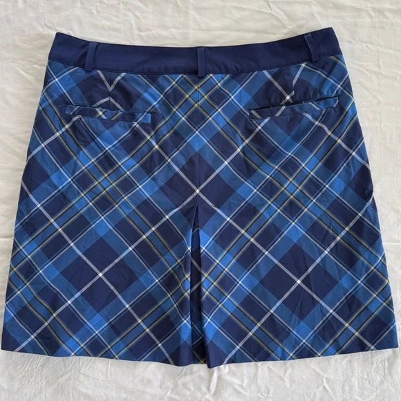 Lady Hagen Golf Skirt‎ Skort Blue Plaid Athletic - Picture 4 of 5